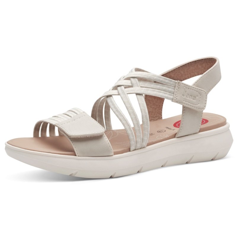 プレゼントを選ぼう！ 36 BEIGE 400 8-28766-42 Jana damskie Sandały - Sport | JANA テープ・マスキングテープ