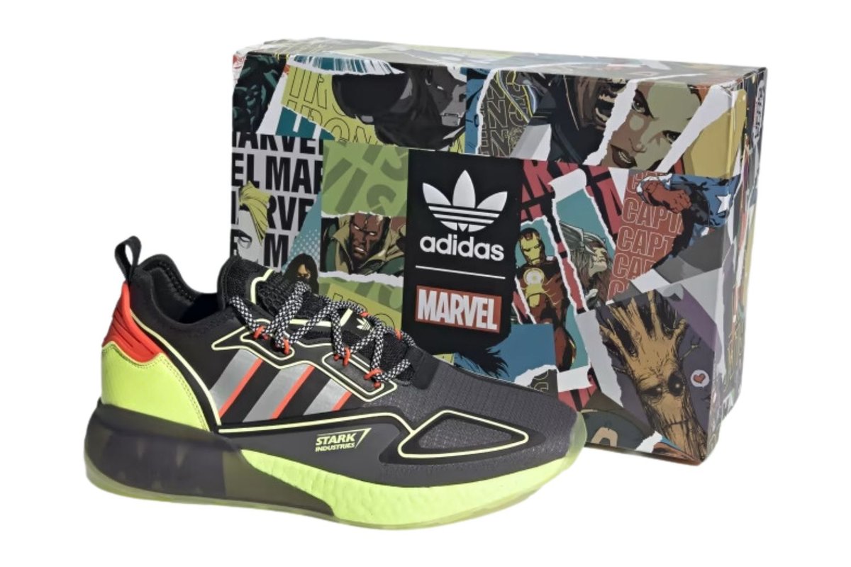 Buty Męskie Adidas Zx 2K Boost Marvel Sneakersy-44 - Adidas