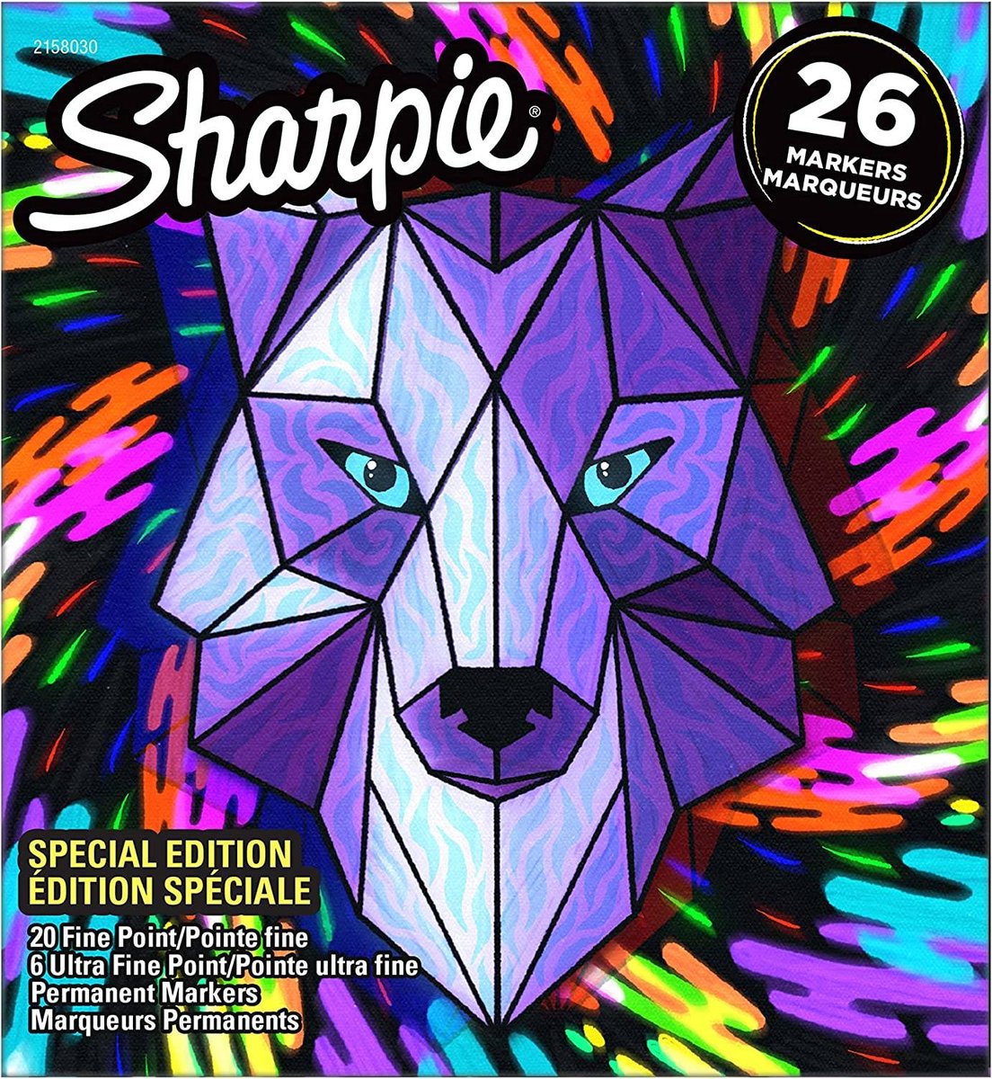 Sharpie Special Edition Sharpie Lion Box 26 Marker Sharpie Fine