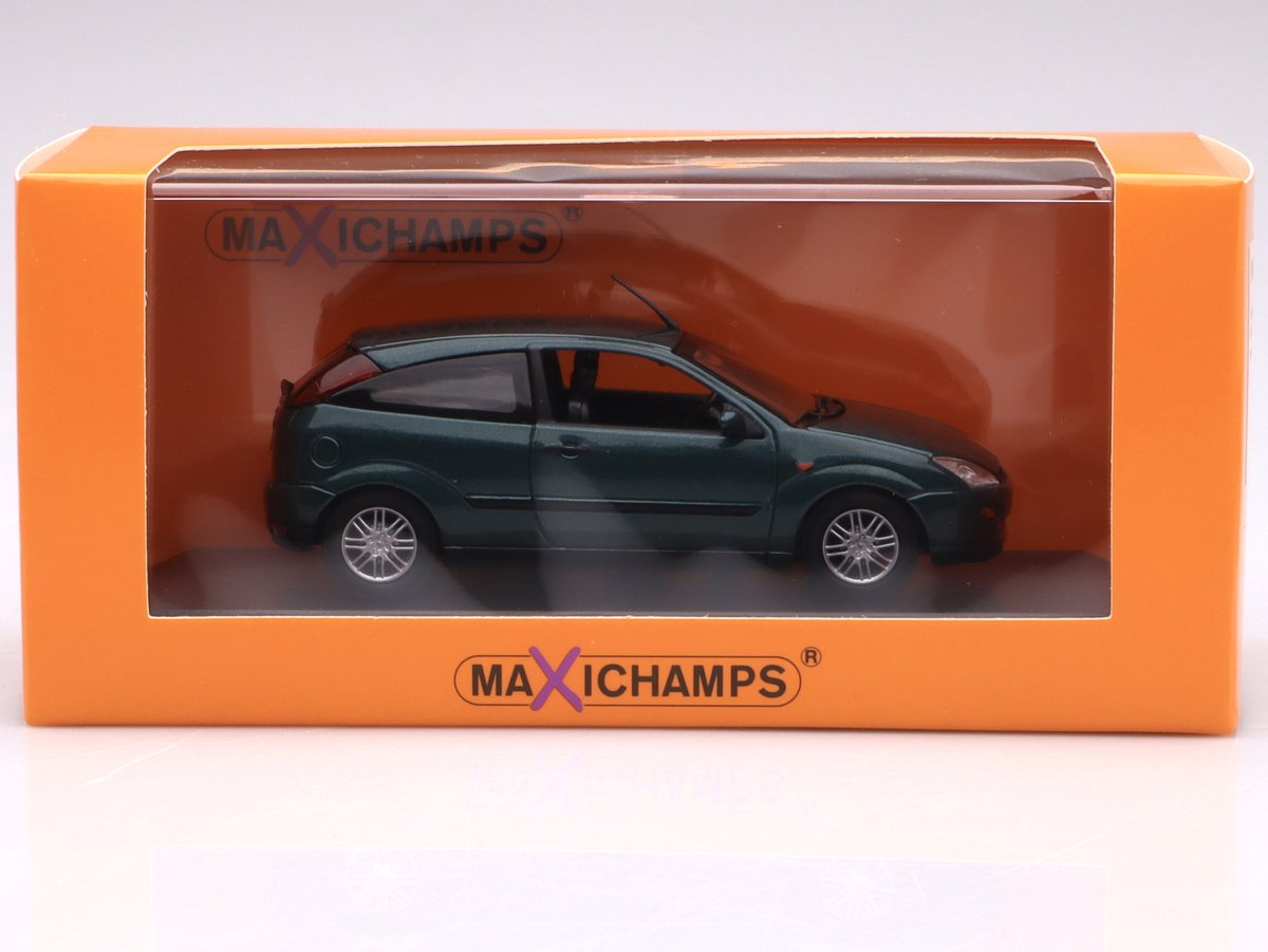Minichamps Ford Focus 2 Door 1998 Verte 1/43 - Maxichamps, Prévente, Neuf