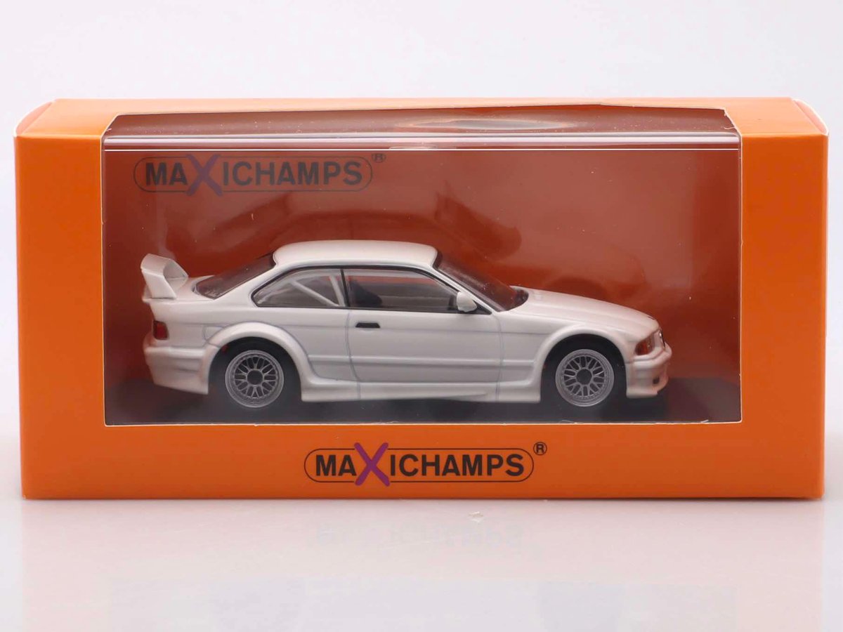 BMW M3 (E36) GTR - 1993, white Minichamps 1:43 - BMW | Sklep