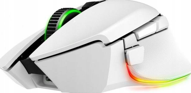 Razer Basilisk V3 Pro 35K ホワイト Razer Basilisk V3 Pro White - Myszki bezprzewodowe - Sklep