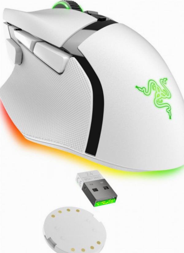 Razer Basilisk V3 Pro 35K ホワイト Rozetka.pl | Mysz Razer Basilisk V3 Pro Wireless White (RZ01