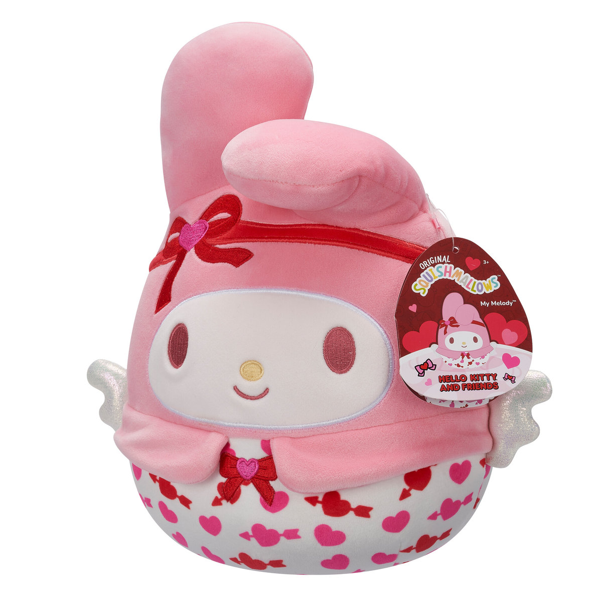 My Melody ぬいぐるみサイズ約幅21×奥行11×高さ21cm Squishmallows Sanrio Hello Kitty Walentynki Maskotka My Melody 20