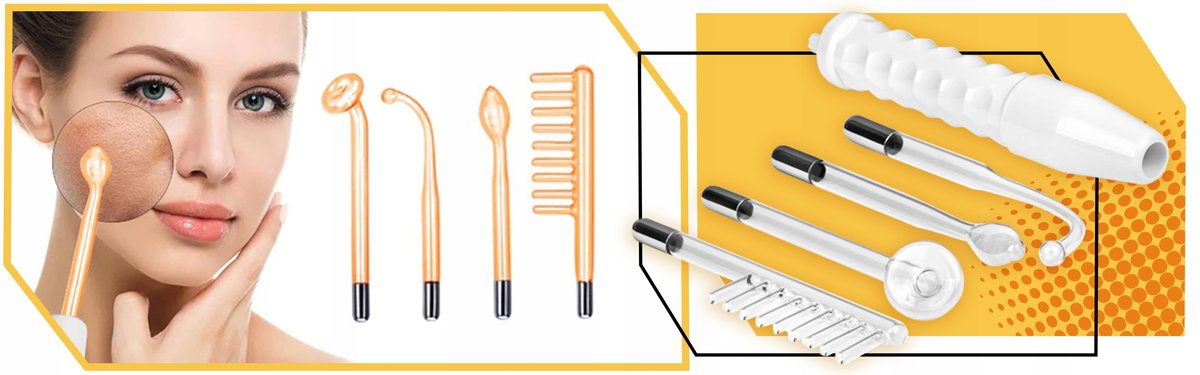 Derma Wand Darsonval 4 Elektrody Peloty Najmocniejszy Pro Do Skóry