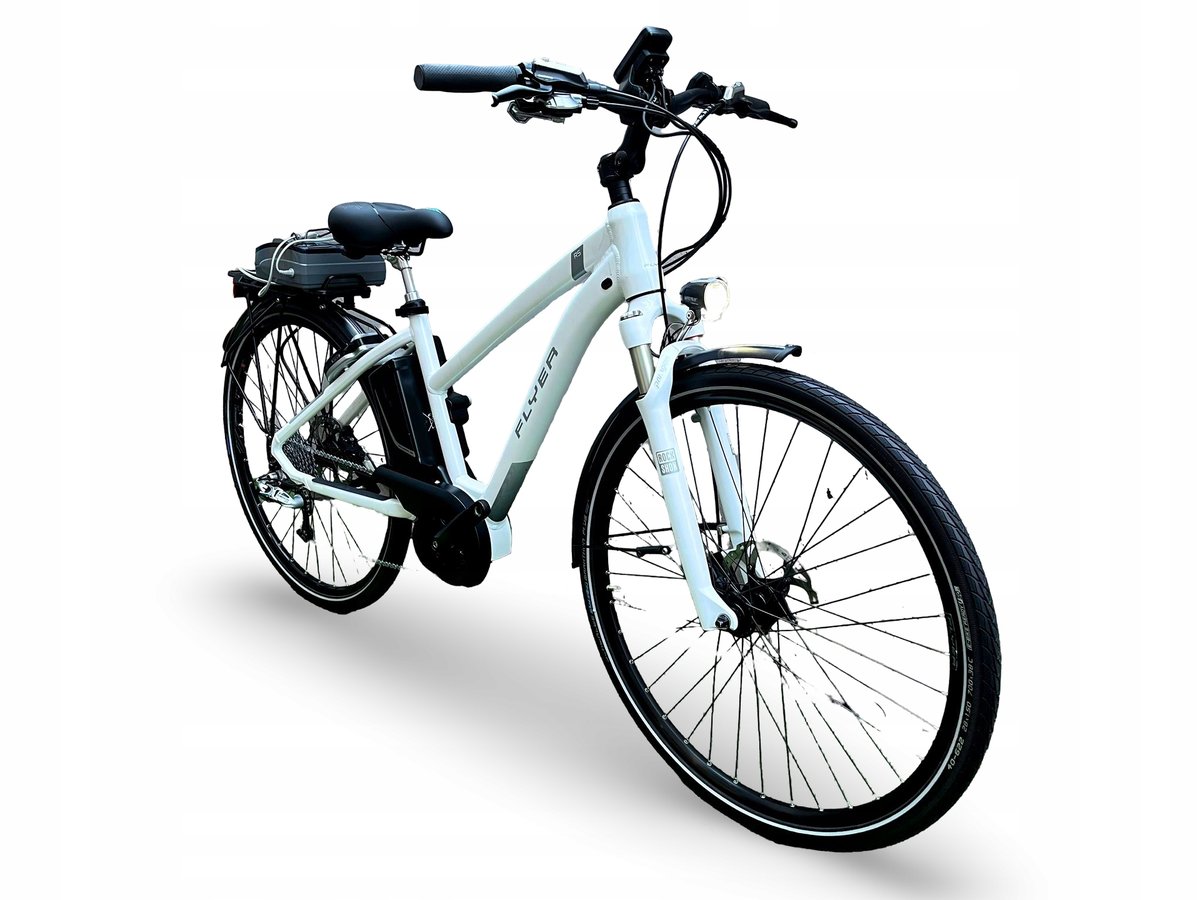 ROWER ELEKTRYCZNY FLYER RS 7.70 RAMA 44CM PANASONIC ROCK