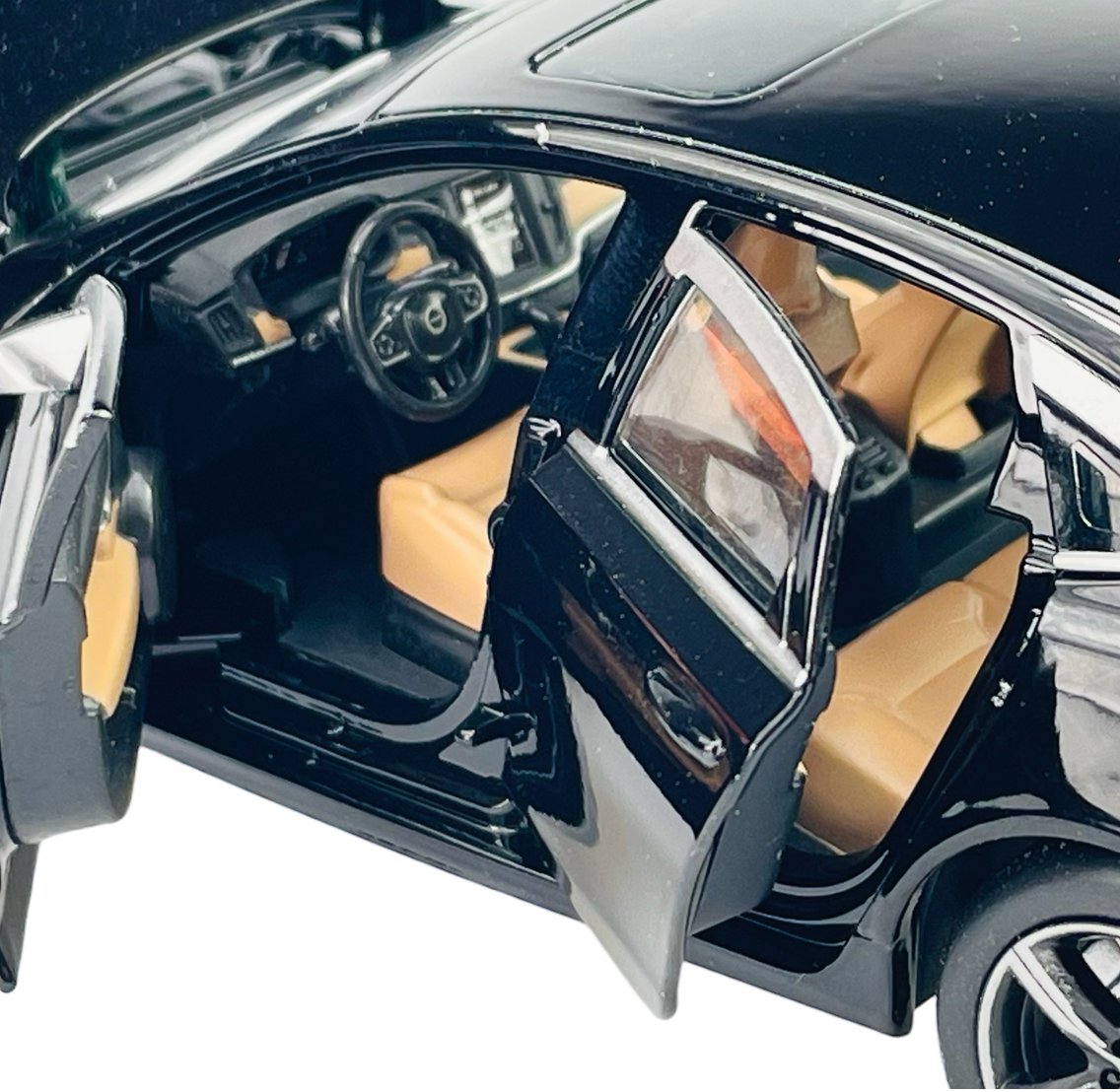 Tayumo 1:32 - Volvo S90 - Onyx Black - Miniature Diecast - Occasion