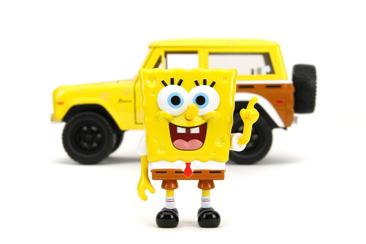 JADA 1973 FORD BRONCO + SPONGE BOB KANCIASTOPORTY 1:24 253255081