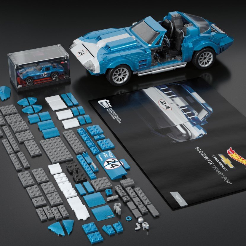 ミニカー Hot Wheels CORVETTE GRAND SPORT ROADSTER Hot Wheels Corvette Grand Sport Roadster (biały) HKK09