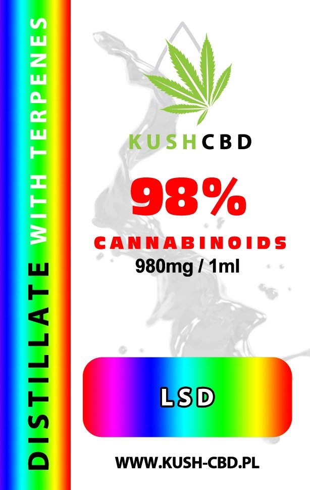 98% Destylat H4CBD CBN CBG CBC THCV | L.S.D | Full Spectrum