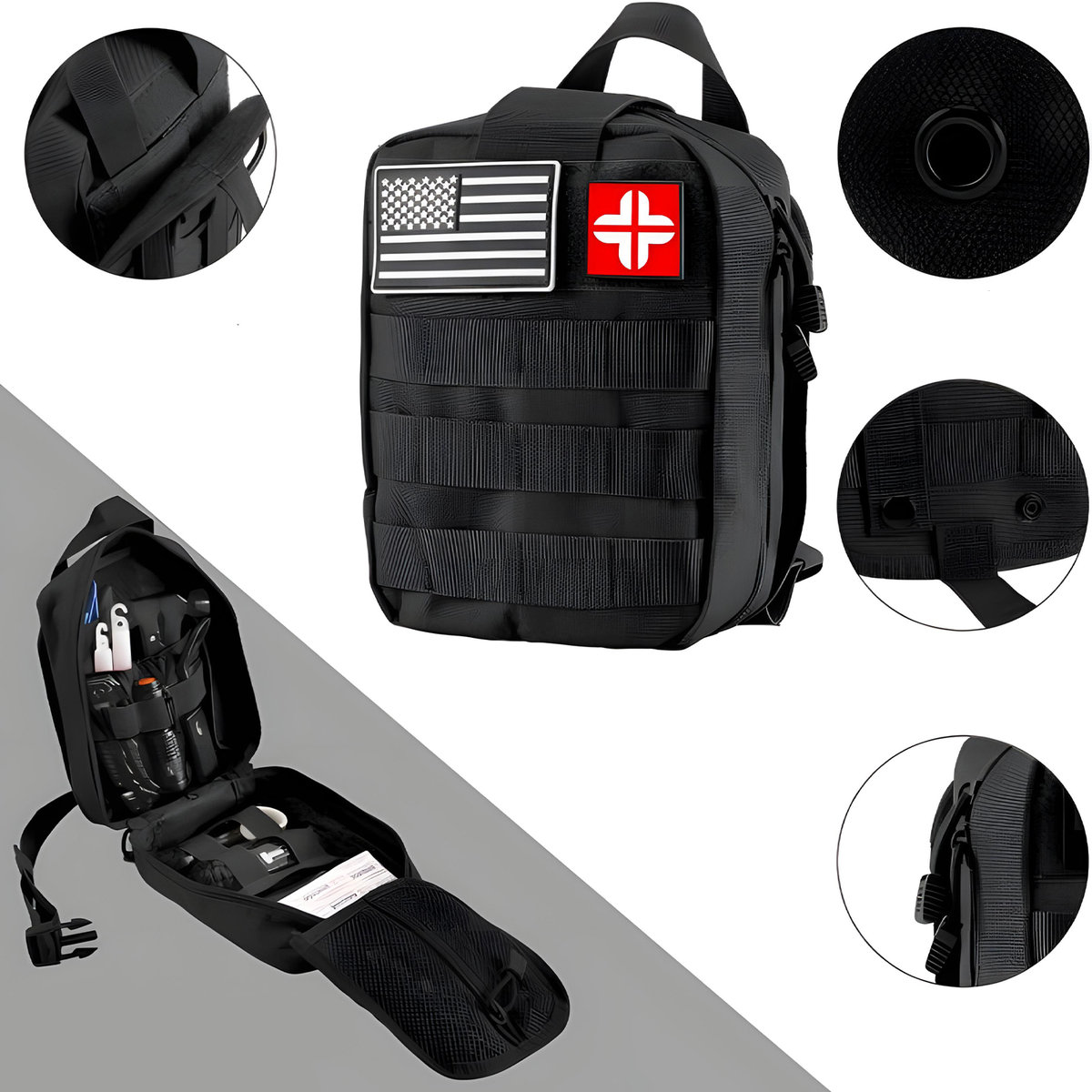 Self Defense Family ４品セット Zestaw survivalowy - Survival Set 12 w 1 | Gadżety i upominki ze