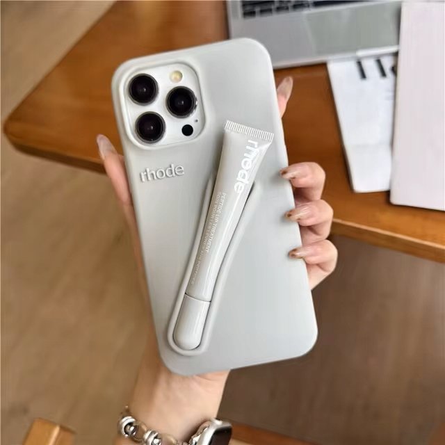 RHODE lip case GREY Szare Etui do Apple iPhone 15 PRO HIT