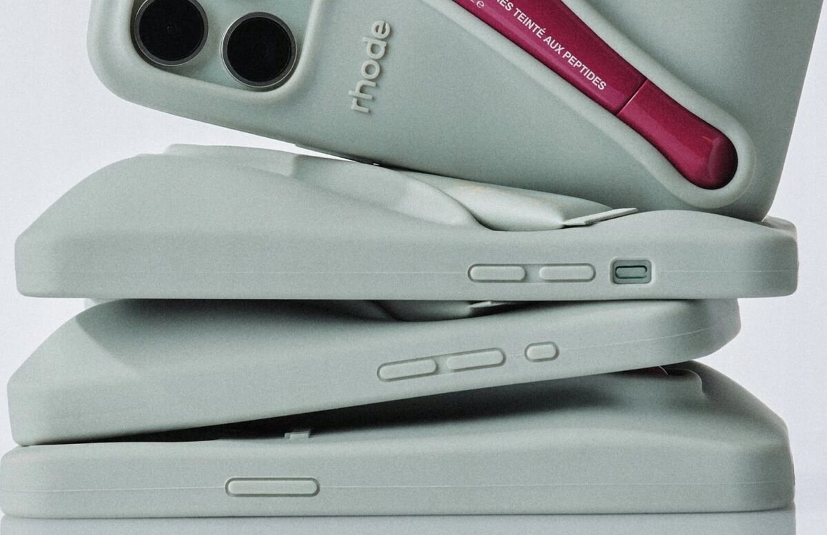 RHODE lip case GREY Szare Etui do Apple iPhone 15 PRO HIT