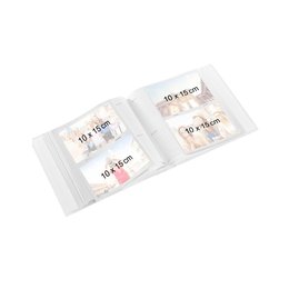 Hama "London" Memo Album For 200 Photos With A Size Of 10x15 Cm Grey