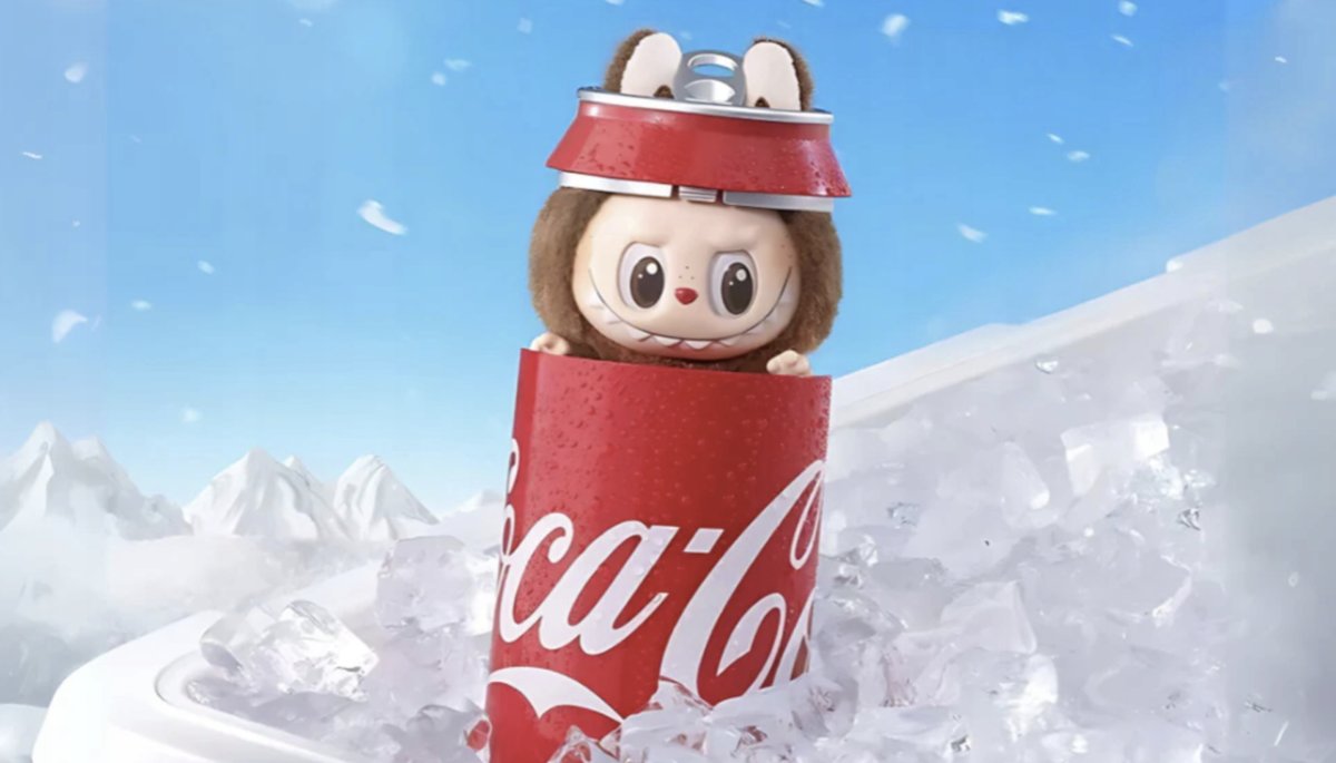 LABUBU Coca-Cola THE MONSTERS 3個 Oryginalne Labubu The Monsters Coca - Cola Series