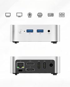 Mini komputer PC Intel N150 16GB DDR4 256GB SSD M.2, Windows