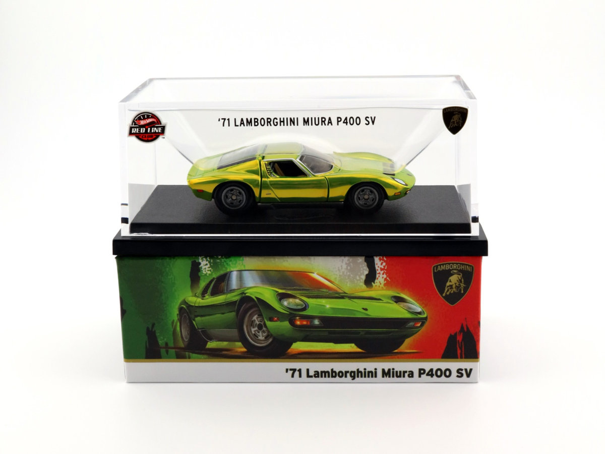 Hotwheels RLC ‘71 Lamborghini Miura P400 RLC限定の'71 LAMBORGHINI MIURA P400 SV 発売情報＆ 2025年F1キャスト