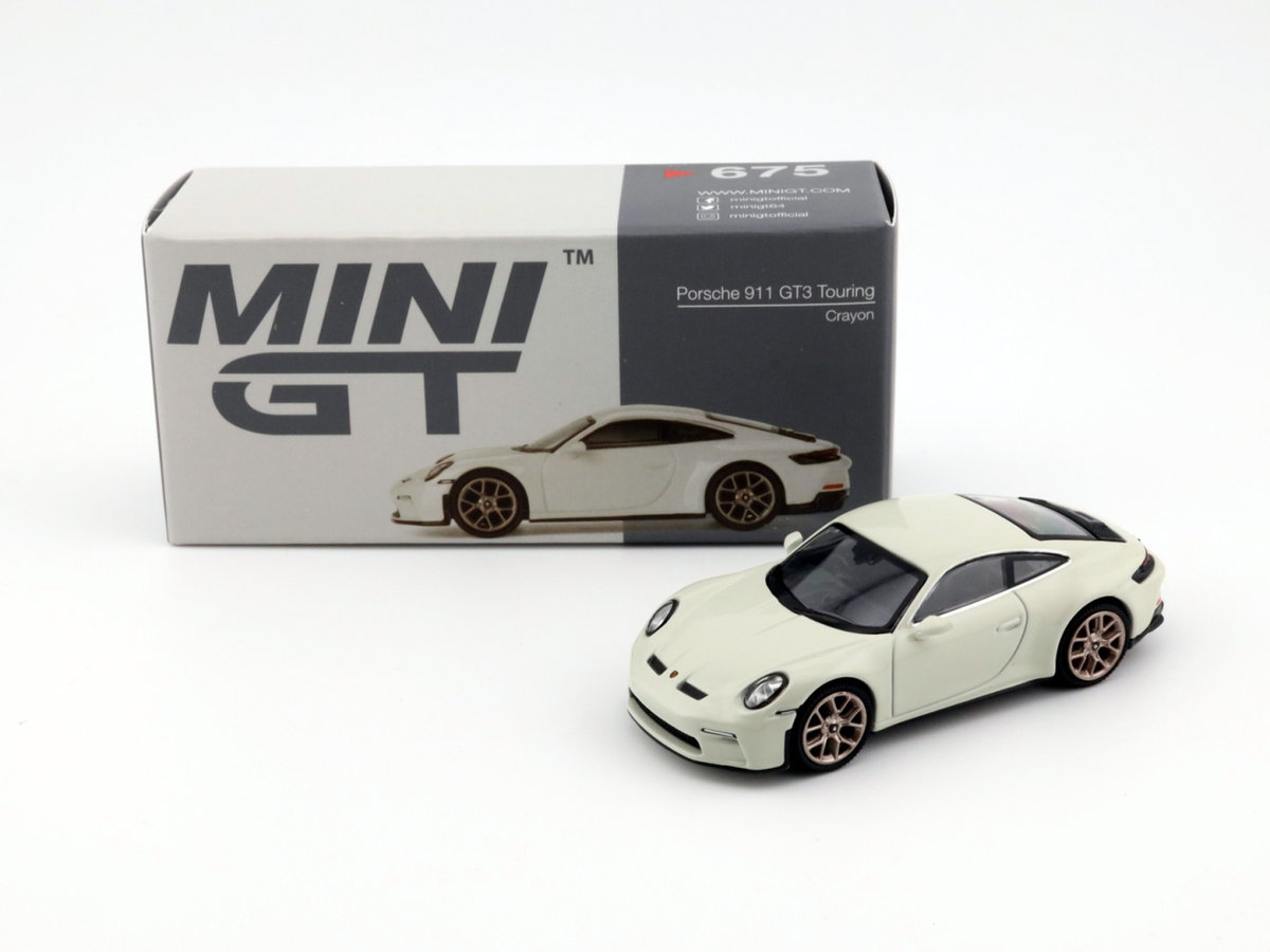 MINI GT Porsche 911 GT3 Touring Crayon RHD MGT00675-R - Mini GT