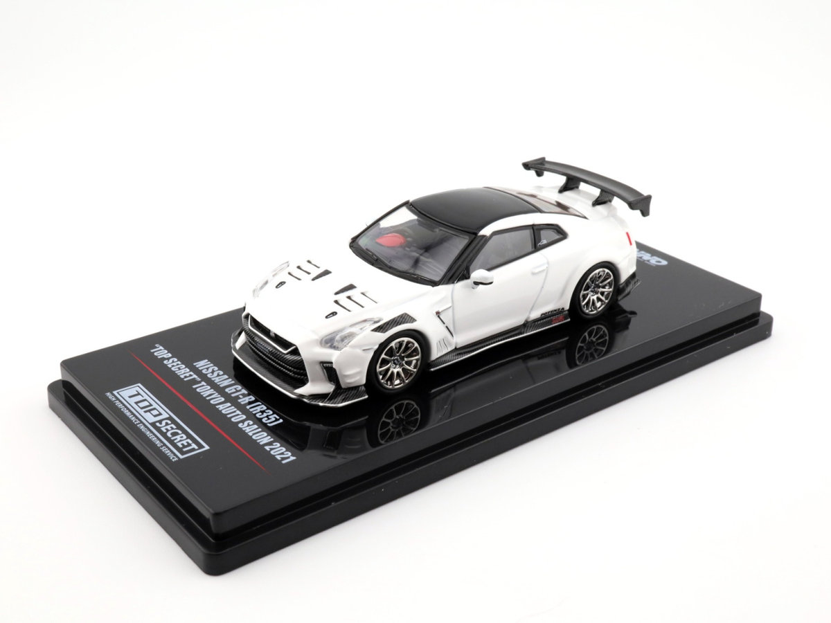 ミニカー Inno64 Tokyo auto salon R35 top secret INNO64 Nissan GT-R (R35) Top Secret Tokyo Auto Salon 2021