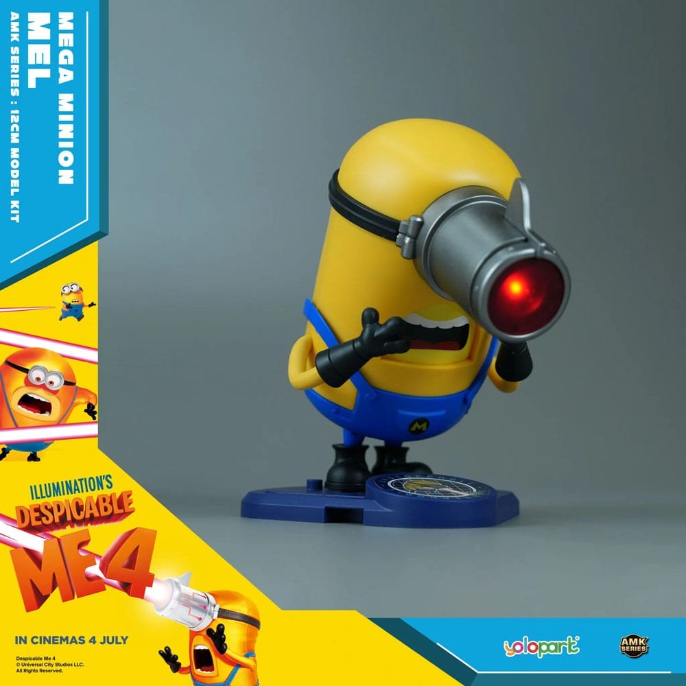 despicable me 4 amk figurka model kit super mel 12 cm