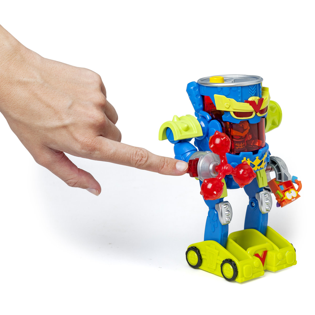 Superthings - Ultra Striker Mr. King Ultra Striker Robot van Mr. King uit de tv-serie SuperThings Kazoom Power bevat 1 Ultra Striker Robot, 1 Mr. King Exclusive