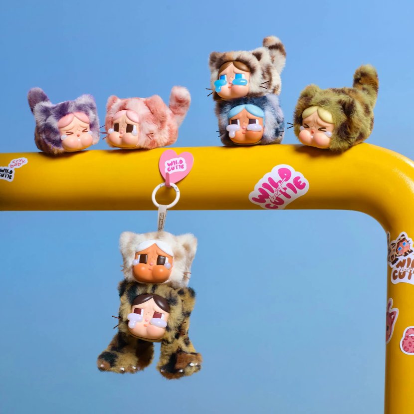 CRYBABY Wild but Cutie シリーズ - 5個セット Oryginalne Pop Mart CryBaby Wild But Cutie – Blind Box - Pop