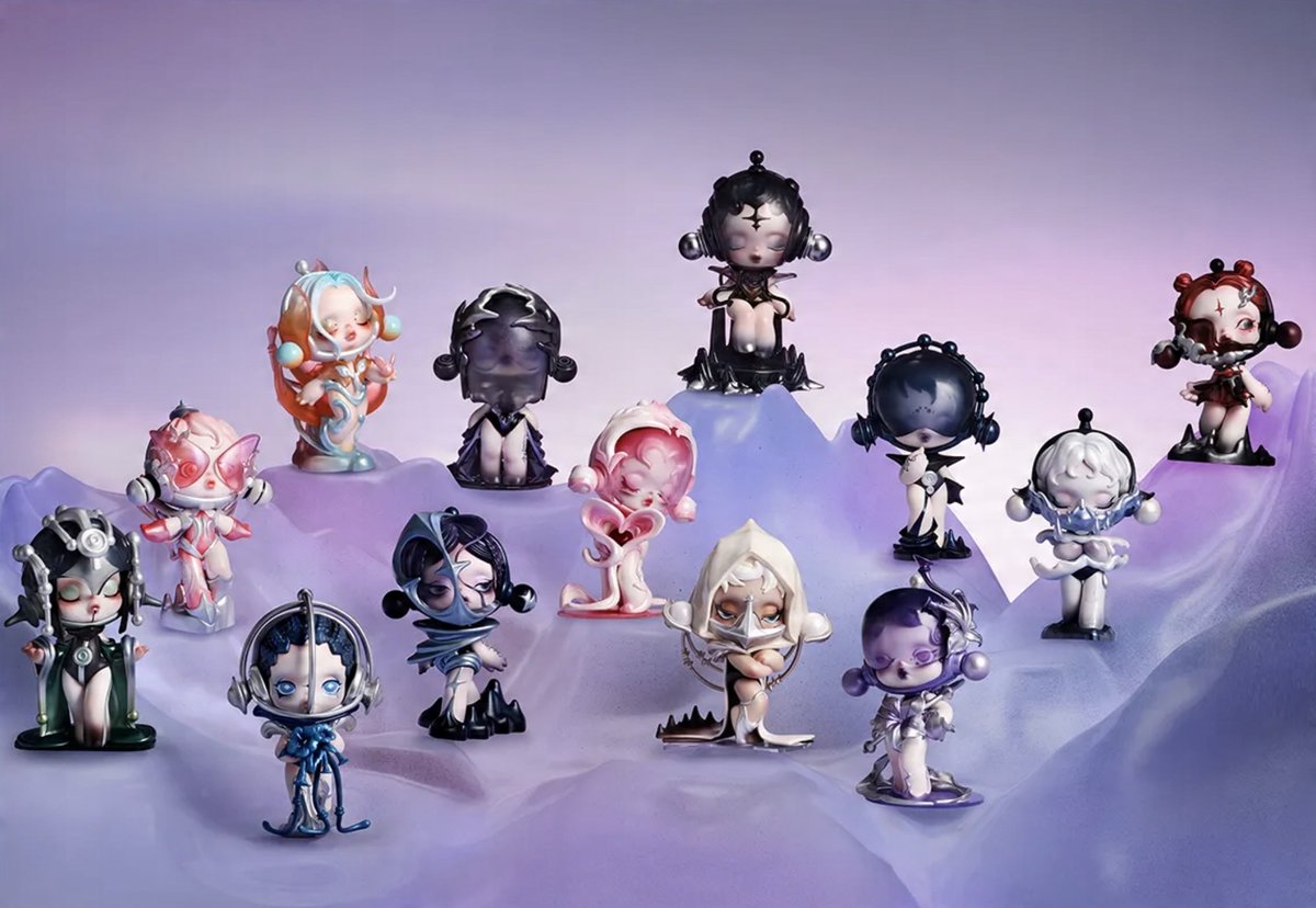 ORIGINAL POP MART SKULLPANDA The Sound Series Figurki Vinyl Box