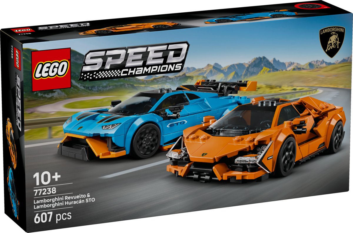 rik さん専用 LEGO Speed Champions, klocki, Lamborghini Revuelto i Huracán
