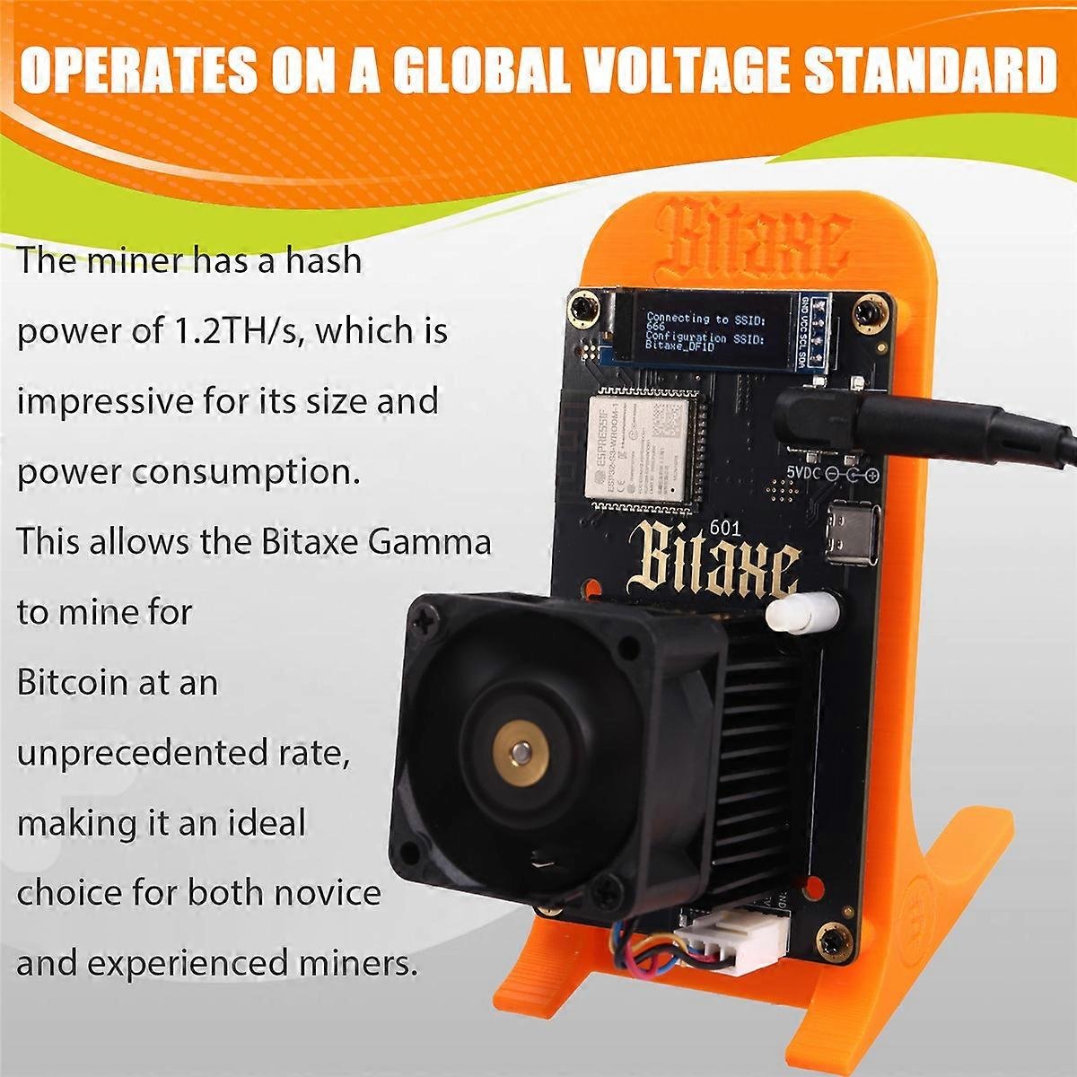 Fangxuee Antminer S21 Pro BTC Gamma 601 Solo Miner 1.2