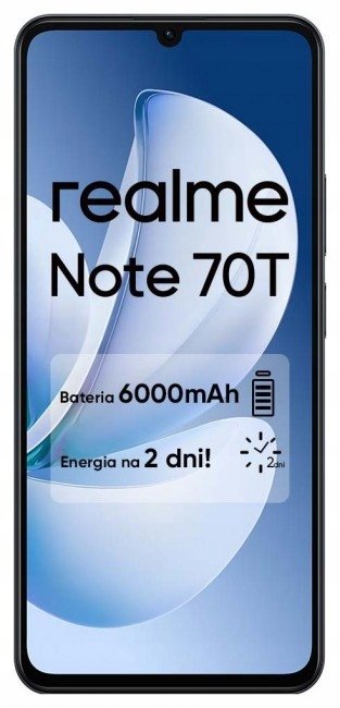realme Note 70T 4/256GB NFC DualSIM czarny - Realme | Sklep EMPIK.COM