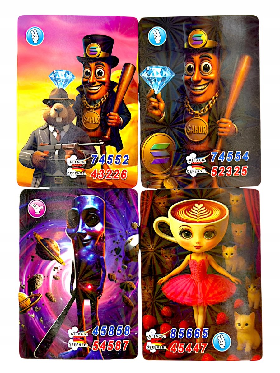 Karty Brainrot 288 Sztuk Kart Kolekcjonerskich 36X Booster