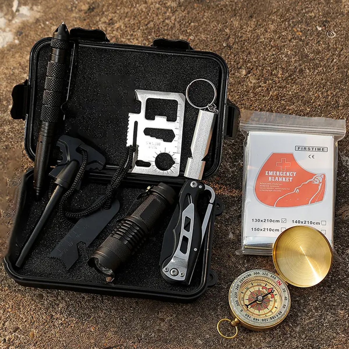 Zestaw Przetrwania Survivalowy Niezbędnik 12W1 Zs-3 - Retoo