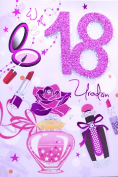 18 urodziny kartka z życzeniami PUP11 - Panorama