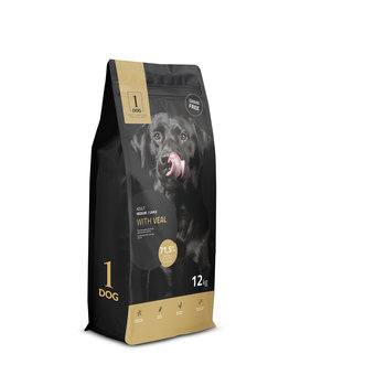 1Dog Adult Dog 12Kg Veal Cielęcina M/L Bez Zbóż - 1 DOG