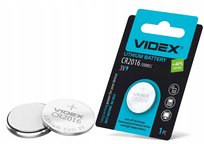 1szt. Bateria litowa Videx CR2016 3V Blister Mocna Wytrzymała