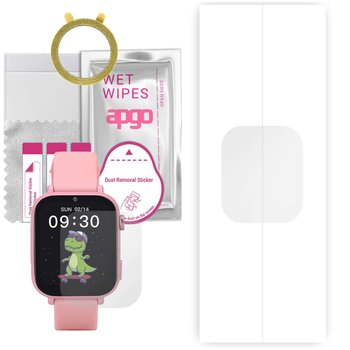 1x Folia hydrożelowa do Garett Kids Nice Pro 4G (dla dzieci) - apgo Smartwatch Hydrogel Protection Ochrona na ekran smartwatcha - apgo