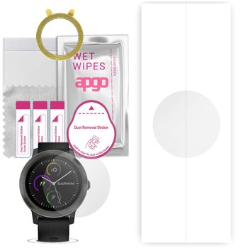 1x Folia hydrożelowa do Garmin Vivoactive 3 - apgo Smartwatch Hydrogel Protection Ochrona na ekran smartwatcha - apgo