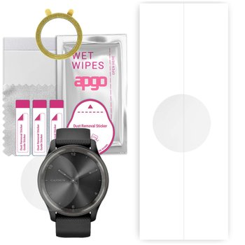 1x Folia hydrożelowa do Garmin Vivomove Trend - apgo Smartwatch Hydrogel Protection Ochrona na ekran smartwatcha - apgo