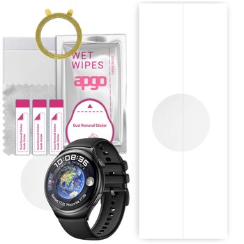 1x Folia hydrożelowa do Huawei Watch 4 - apgo Smartwatch Hydrogel Protection Ochrona na ekran smartwatcha - apgo