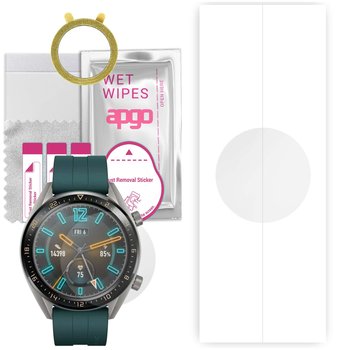 1x Folia hydrożelowa do Huawei Watch GT Active - apgo Smartwatch Hydrogel Protection Ochrona na ekran smartwatcha - apgo