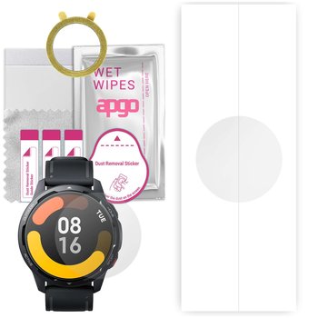 1x Folia hydrożelowa do Xiaomi Watch S1 Active - apgo Smartwatch Hydrogel Protection Ochrona na ekran smartwatcha - apgo