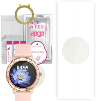 1x Folia hydrożelowa MATOWA do Garett Women Elise - apgo Smartwatch Hydrogel MATTE Protection Ochrona na ekran smartwatcha - apgo