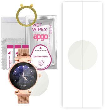 1x Folia hydrożelowa MATOWA do Garett Women Lisa - apgo Smartwatch Hydrogel MATTE Protection Ochrona na ekran smartwatcha - apgo