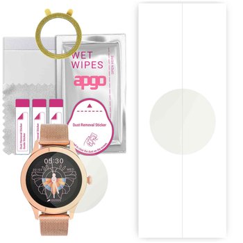 1x Folia hydrożelowa MATOWA do Garett Women Naomi Pro - apgo Smartwatch Hydrogel MATTE Protection Ochrona na ekran smartwatcha - apgo