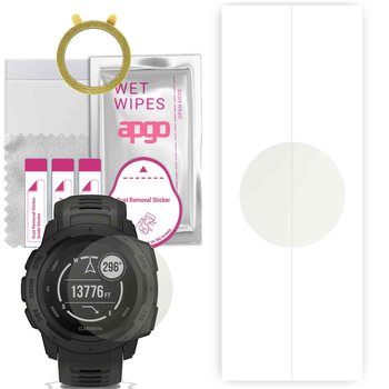 1x Folia hydrożelowa MATOWA do Garmin Instinct - apgo Smartwatch Hydrogel MATTE Protection Ochrona na ekran smartwatcha - apgo