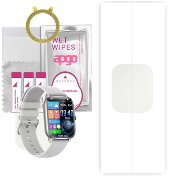 1x Folia hydrożelowa MATOWA do Smartwatch KT65 - apgo Smartwatch Hydrogel MATTE Protection Ochrona na ekran smartwatcha - apgo
