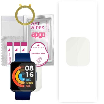 1x Folia hydrożelowa MATOWA do Xiaomi Poco Watch - apgo Smartwatch Hydrogel MATTE Protection Ochrona na ekran smartwatcha - apgo