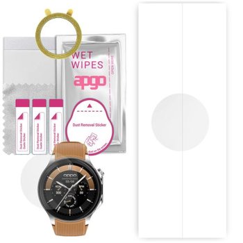 1x folia hydrożelowa ochronna do Oppo Watch X - apgo Smartwatch Hydrogel Protection Ochrona na ekran smartwatcha - apgo