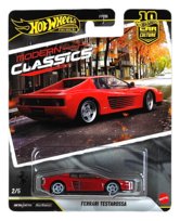 2/5 Hot Wheels Premium Modern Classic - Ferrari Testarossa Mattel