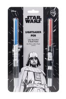 2 długopisy Star Wars Gwiezdne Wojny lasery świetlne zestaw długopisów dla dzieci